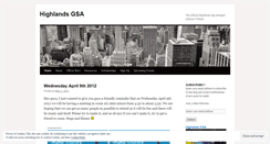 Desktop Screenshot of highlandsgsa.wordpress.com