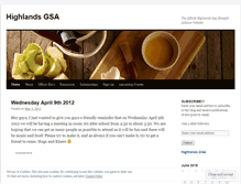 Tablet Screenshot of highlandsgsa.wordpress.com