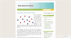 Desktop Screenshot of newideasforafrica.wordpress.com