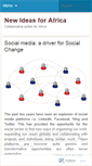 Mobile Screenshot of newideasforafrica.wordpress.com
