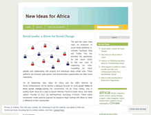 Tablet Screenshot of newideasforafrica.wordpress.com