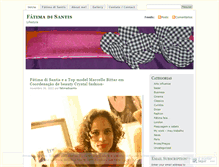 Tablet Screenshot of fatimadisantis.wordpress.com