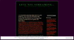 Desktop Screenshot of nfllivetvstream.wordpress.com