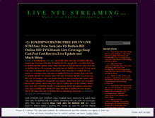 Tablet Screenshot of nfllivetvstream.wordpress.com