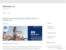 Tablet Screenshot of oomobile.wordpress.com