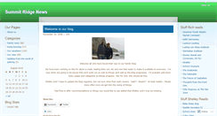 Desktop Screenshot of newsfromsummitridge.wordpress.com