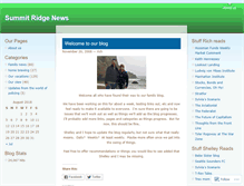 Tablet Screenshot of newsfromsummitridge.wordpress.com