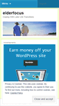 Mobile Screenshot of elderfocus.wordpress.com