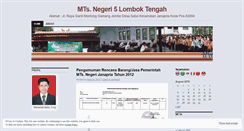 Desktop Screenshot of mtsnjanapria.wordpress.com