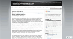 Desktop Screenshot of adhimastra.wordpress.com
