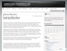 Tablet Screenshot of adhimastra.wordpress.com
