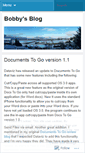 Mobile Screenshot of bobbythebrain.wordpress.com