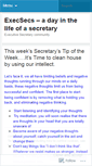 Mobile Screenshot of execsecs.wordpress.com