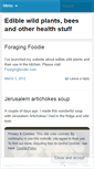Mobile Screenshot of ediblewildplants.wordpress.com