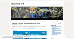 Desktop Screenshot of educationandtechblog.wordpress.com