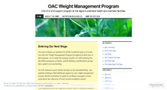 Desktop Screenshot of oacweightloss.wordpress.com