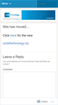 Mobile Screenshot of codetechnology.wordpress.com