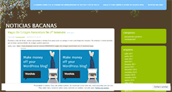 Desktop Screenshot of noticiasbacanas.wordpress.com