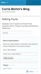 Mobile Screenshot of carrieblohm.wordpress.com