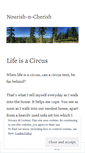 Mobile Screenshot of nourishncherish.wordpress.com