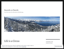 Tablet Screenshot of nourishncherish.wordpress.com
