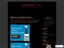 Tablet Screenshot of chismetv.wordpress.com