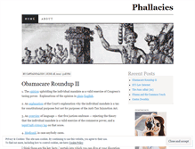 Tablet Screenshot of phallacies.wordpress.com