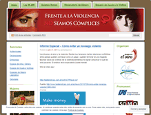 Tablet Screenshot of frentealaviolencianoseamoscomplices.wordpress.com