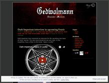 Tablet Screenshot of gedwolmann.wordpress.com