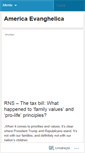 Mobile Screenshot of americaevanghelica.wordpress.com