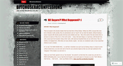 Desktop Screenshot of bitchoseraconfessions.wordpress.com