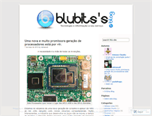 Tablet Screenshot of blubits.wordpress.com