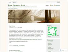 Tablet Screenshot of dickbishop.wordpress.com