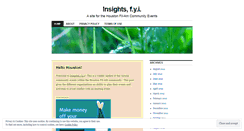 Desktop Screenshot of insightsfyi.wordpress.com