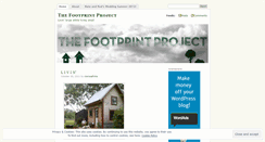 Desktop Screenshot of footprintproject.wordpress.com