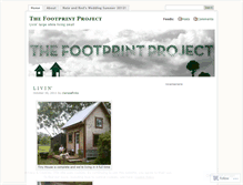 Tablet Screenshot of footprintproject.wordpress.com