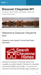 Mobile Screenshot of discovercheyennewy.wordpress.com