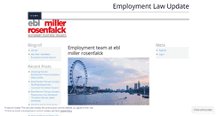 Desktop Screenshot of employmentlawupdate.wordpress.com