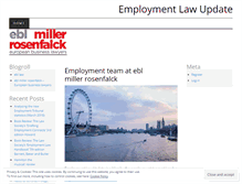 Tablet Screenshot of employmentlawupdate.wordpress.com