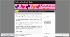 Desktop Screenshot of kathrynscards.wordpress.com