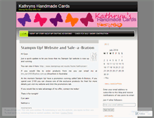 Tablet Screenshot of kathrynscards.wordpress.com