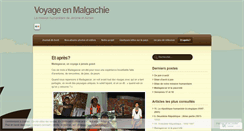 Desktop Screenshot of malgachie.wordpress.com