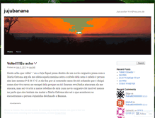Tablet Screenshot of jujubanana.wordpress.com