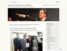 Tablet Screenshot of gobernador20102016.wordpress.com