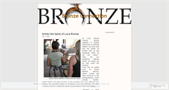 Desktop Screenshot of lunabronze.wordpress.com