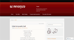 Desktop Screenshot of beinvolved.wordpress.com