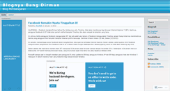 Desktop Screenshot of bangdir.wordpress.com