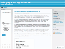 Tablet Screenshot of bangdir.wordpress.com
