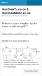 Mobile Screenshot of hocdieukhien.wordpress.com