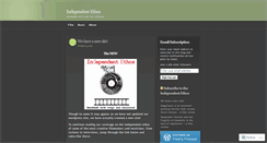 Desktop Screenshot of indieethos.wordpress.com